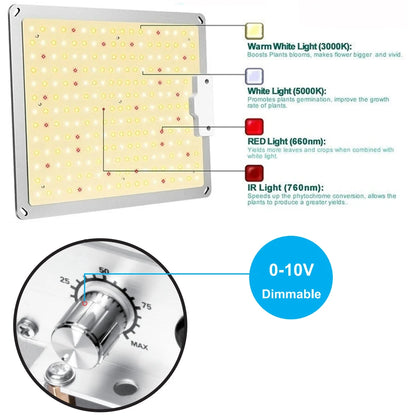 Led Grow Light Grow Box Tent Complete Kit Set 4/5/6'