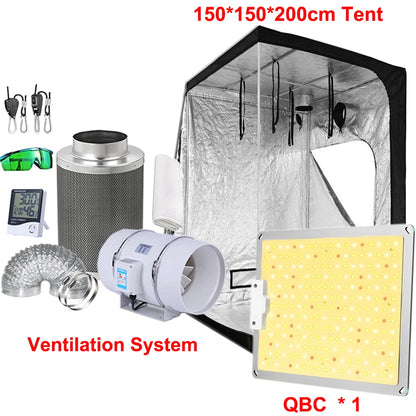 Led Grow Light Grow Box Tent Complete Kit Set 4/5/6'