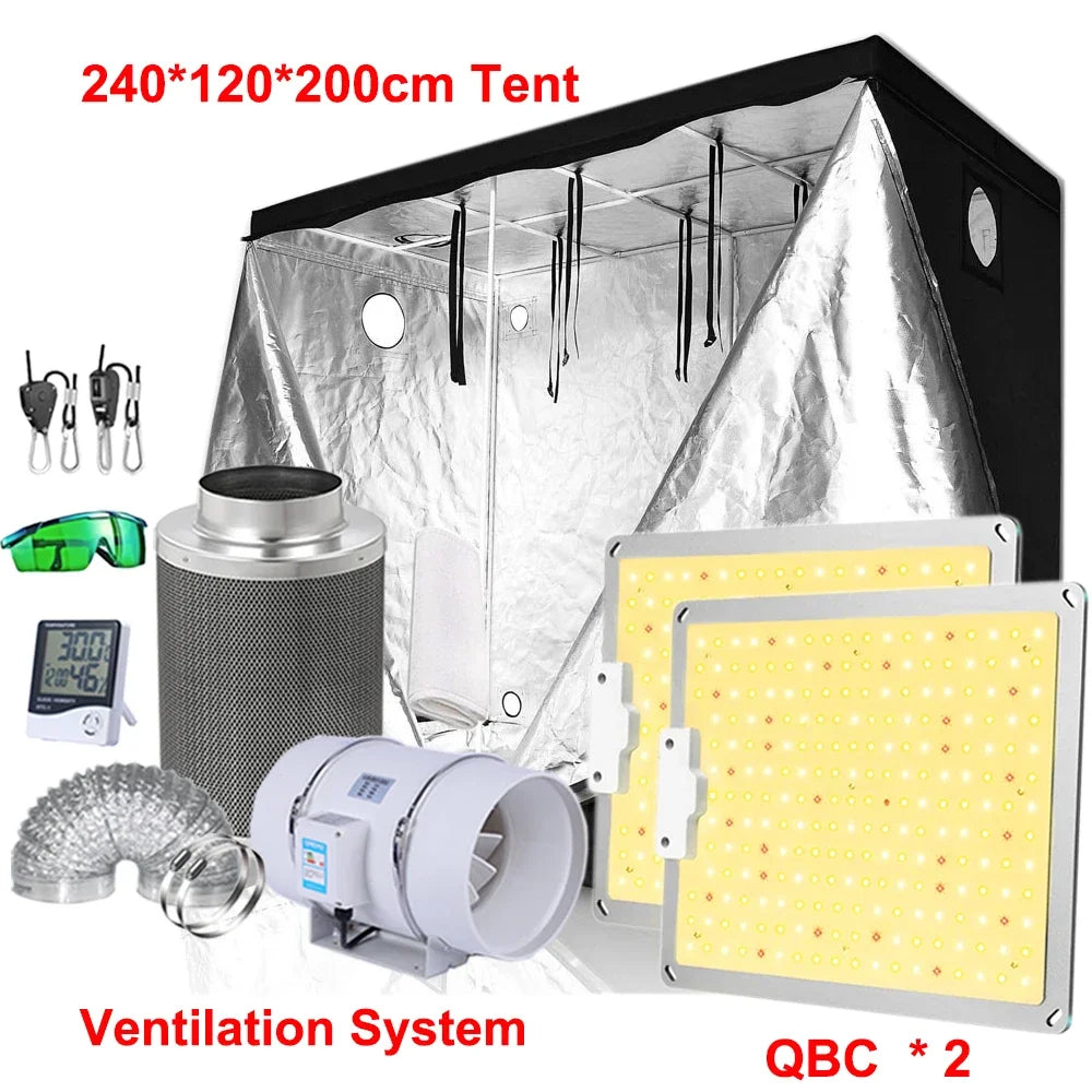 Led Grow Light Grow Box Tent Complete Kit Set 4/5/6'