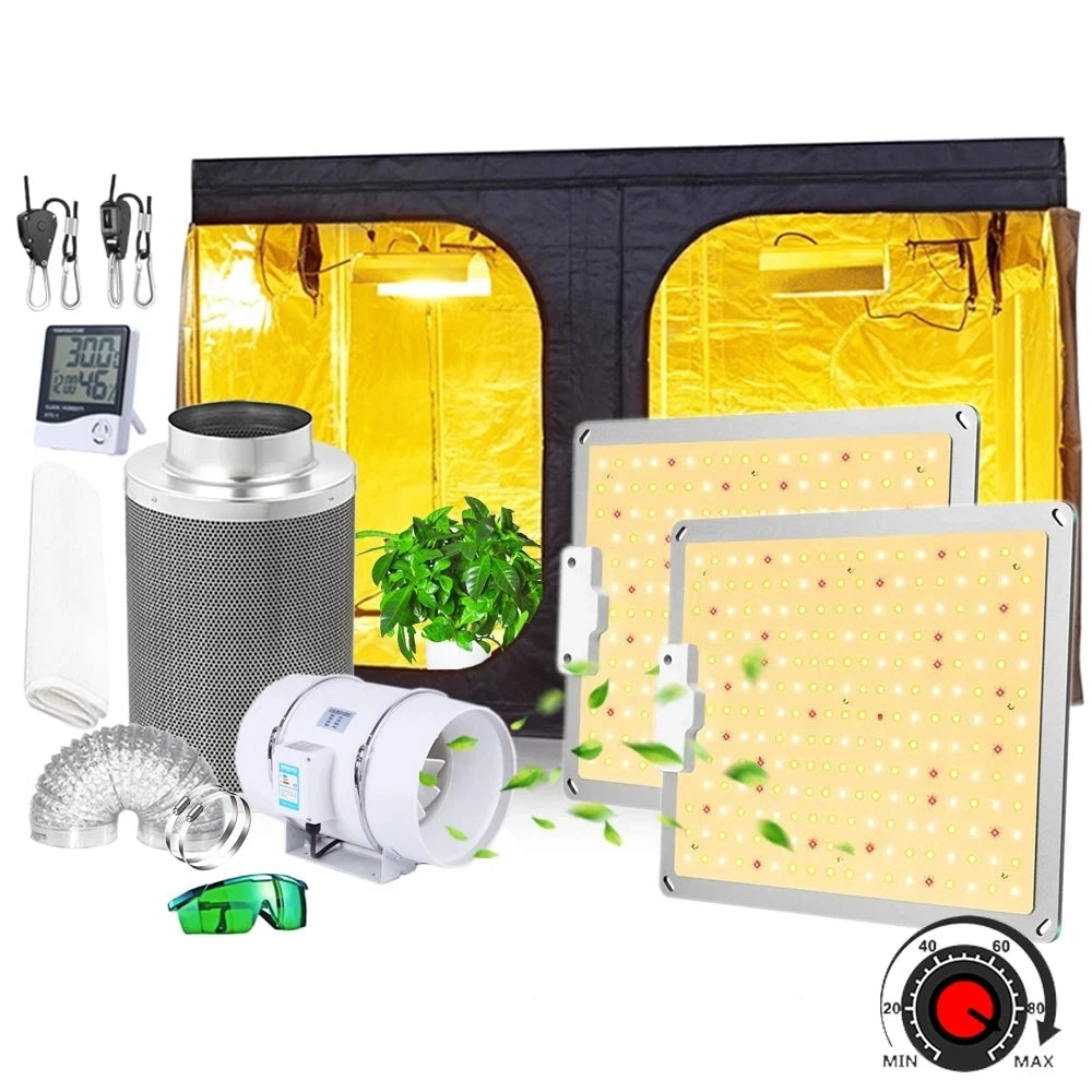 Led Grow Light Grow Box Tent Complete Kit Set 4/5/6'