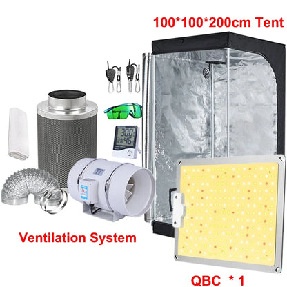 Led Grow Light Grow Box Tent Complete Kit Set 4/5/6'